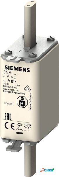 Siemens 3NA3020 Inserto fusibile Misura fusibile = 0 50 A