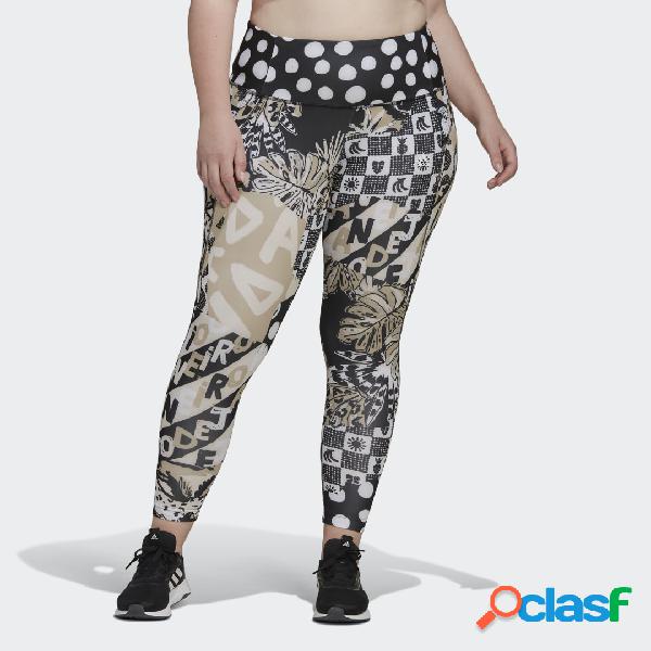 Tight 7/8 Farm Print Feel Brilliant AEROREADY High-Waisted