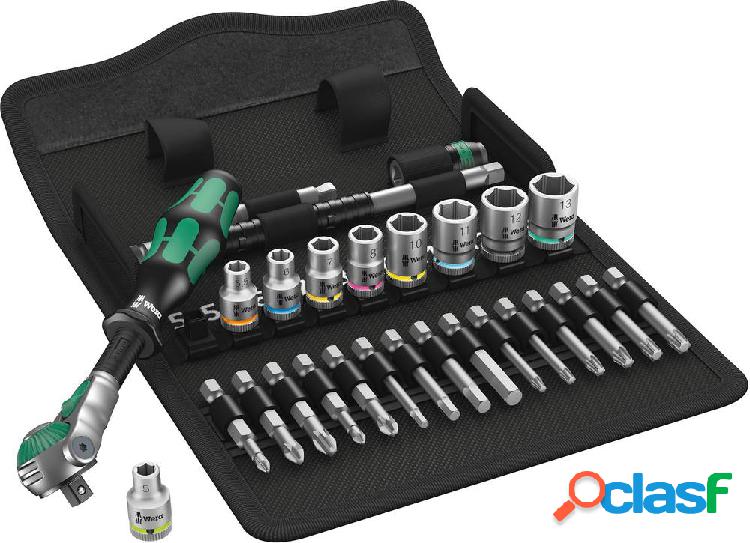Wera 8100 SA Zyklop Speed Kit di chiavi a bussola metrico