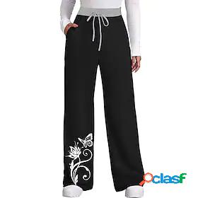 Womens Casual / Sporty Athleisure Side Pockets Elastic