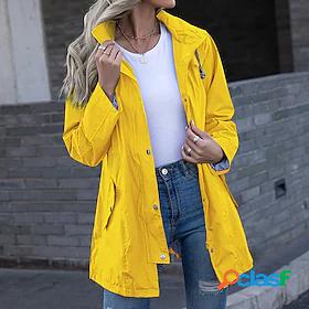 Womens Jacket Hoodied Jacket Fall Casual Daily Valentines