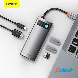 baseus metal gleam serie 5-in-1 hub docking station