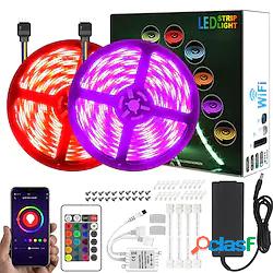 wifi rgb led smart strip lights 32.8ft 10m smd 5050 cambia