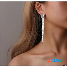 1 Pair Drop Earrings Dangle Earrings For Cubic Zirconia