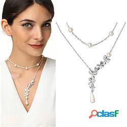 1 pc Collana For Per donna Sport Formale Fidanzamento Lega