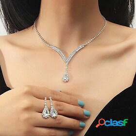1 set Bridal Jewelry Sets Womens Party Evening Gift Formal