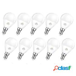 10 pz 5 pz 6 w led globo lampadine 550 lm e14 g45 20 led