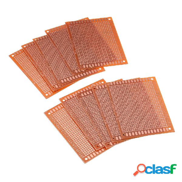 10pcs scheda PCB universale 7x9cm 2,54mm foro passo fai da