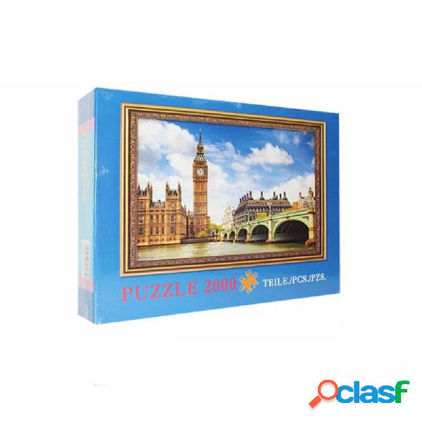 2000 pezzi Jigsaw Puzzle Toy Assemblaggio fai-da-te