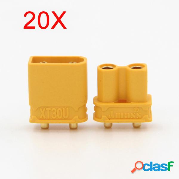 20X Amass XT30UPB XT30 UPB Spina 2mm Maschio Femmina Bullet