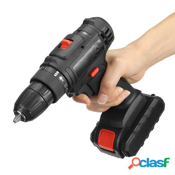 21V 2 Speed Household Lithium Battery Cordless Drill Driver