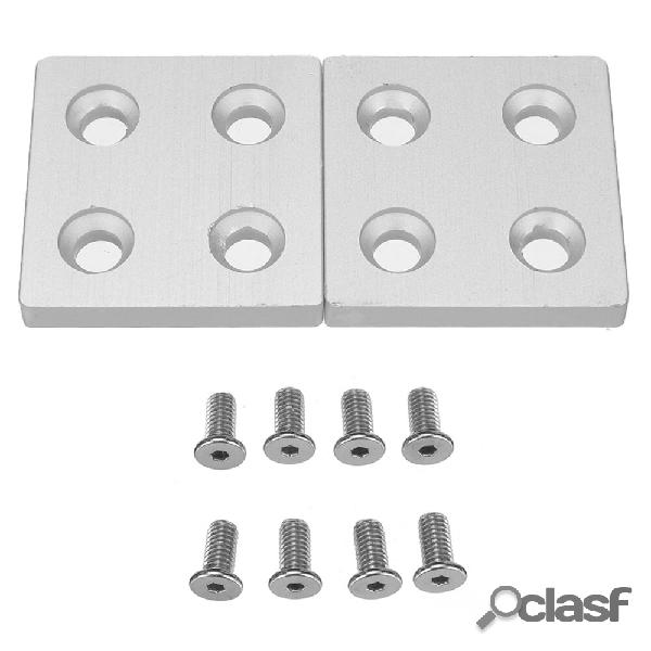 2Pcs 4040 Coperchio del cappuccio terminale del profilo in