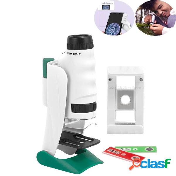 3 in 1 Microscopio scientifico Science CAN Child Handheld