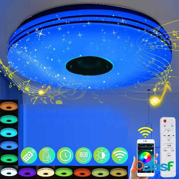 33cm LED Ceiling Light RGB bluetooth Music Speaker Dimmable