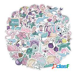 50 pezzi Fiore decorativo Animali Adesivi per Studente