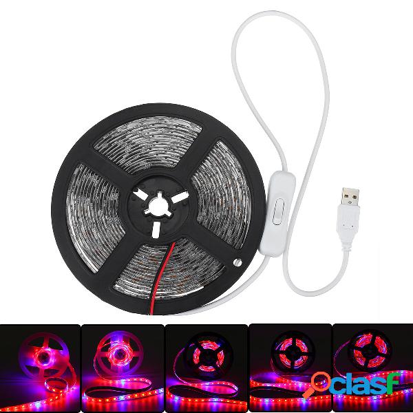 5V Plant Grow 5050 luce a led Strip Garden Hydroponics Fiori