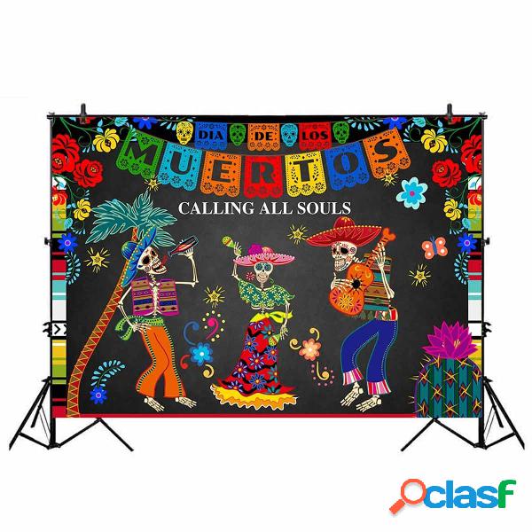 5x3FT 7x5FT Calling All Souls Holloween Fotografia Sfondo