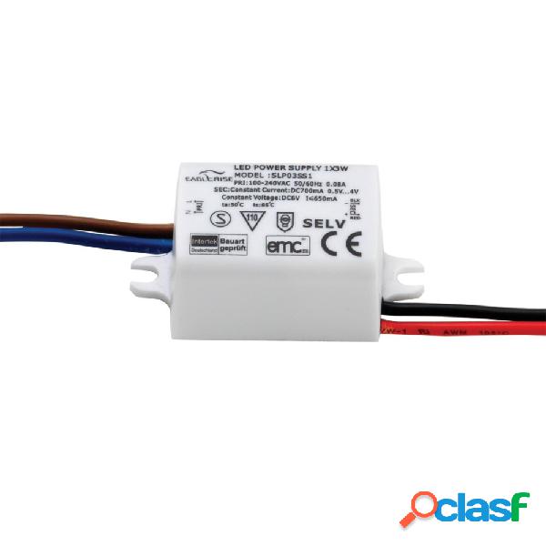 ALIMENTATORE DRIVER PER FARETTO DA INCASSO 3W 7W 9W 12W15W
