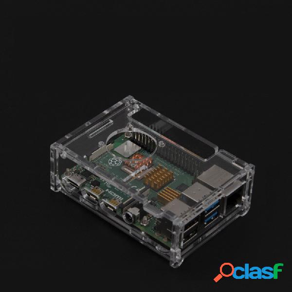 Acrilico trasparente Raspberry Pi 4B Custodia Scatola