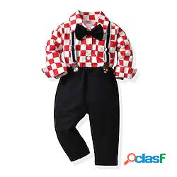 Bambino Da ragazzo Camicia e pantaloni Completo 2 pezzi