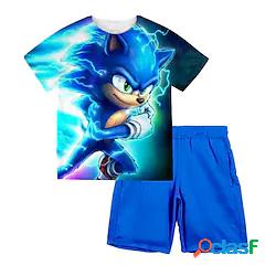 Bambino Da ragazzo T-shirt e pantaloncini Completo 2 pezzi