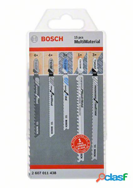 Bosch Accessories 2607011438 JSB, Multi Material Pack, 15
