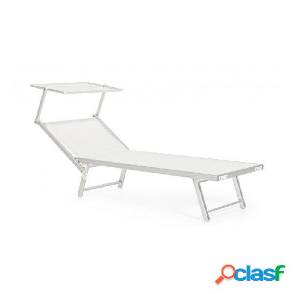 CONTEMPORARY STYLE - Lettino cross c-tett text bianco chaise