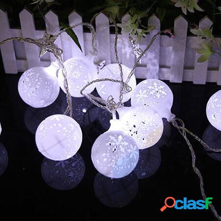 CSL-7 Gardening 5M 20LED String Light Snow Ball Shape