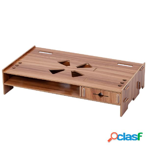 Computer portatile in legno fai-da-te Stand Holder Scrivania