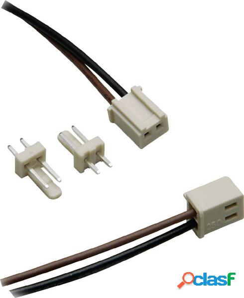 Connettore maschio (standard) BKL Electronic Totale poli 2