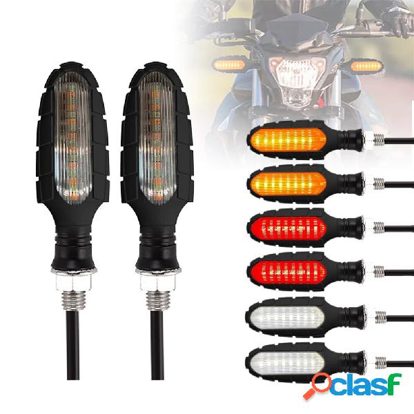 Coppia 12V 1.5W 3000K 16 LED Indicatori di direzione Segnale