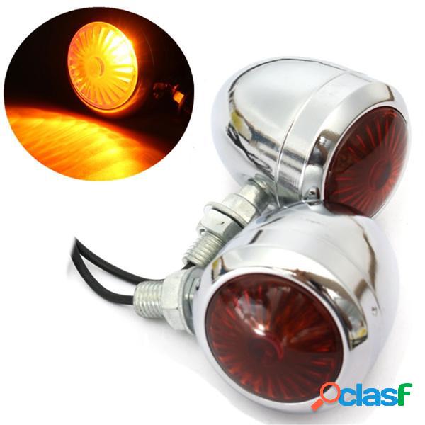 Coppia 12v spia segnale moto girata luce per Harley