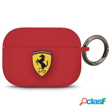 Cover in Silicone Scuderia Ferrari AirPods Pro - Rosso