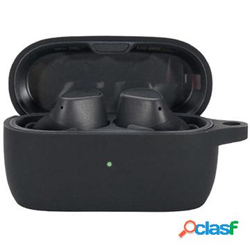 Cover in Silicone con Moschettone per Jabra Elite 3 - Nera