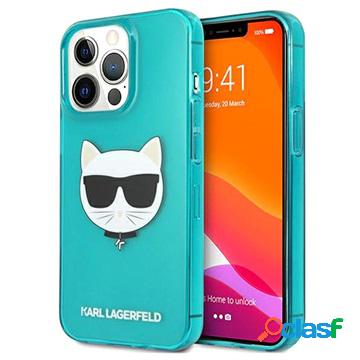 Cover in TPU Karl Lagerfeld Choupette Fluo per iPhone 13 Pro