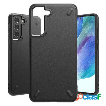 Cover in TPU Ringke Onyx per Samsung Galaxy S21 FE 5G - Nero