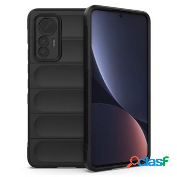 Cover in TPU Rugged Serie per Xiaomi 12 Lite - Nera