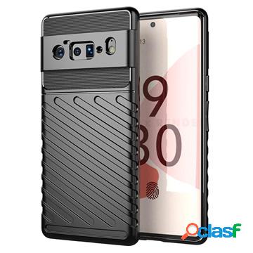 Cover in TPU Thunder Serie per Google Pixel 6 Pro - Nera