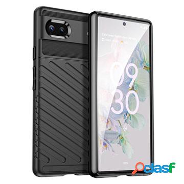 Cover in TPU Thunder Serie per Google Pixel 6a - Nera