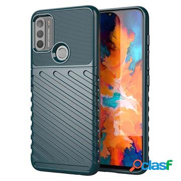 Cover in TPU Thunder Serie per Motorola Moto G50 - Verde