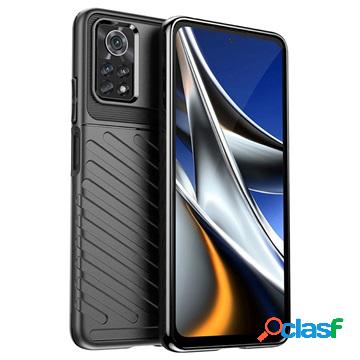 Cover in TPU Thunder Serie per Xiaomi Poco X4 Pro 5G - Nero