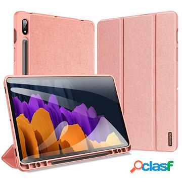 Custodia Dux Ducis Domo per Samsung Galaxy Tab S7/S8 - Rosa