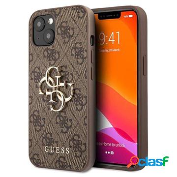Custodia Ibrida Guess 4G Big Metal Logo per iPhone 13 Mini -