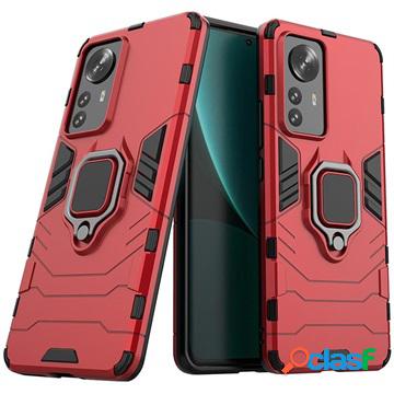 Custodia Ibrida con Supporto ad Anello per Xiaomi 12 Pro -