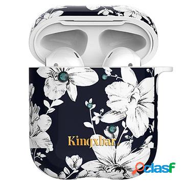 Custodia Kingxbar Swarovski per AirPods / AirPods 2 - Giglio