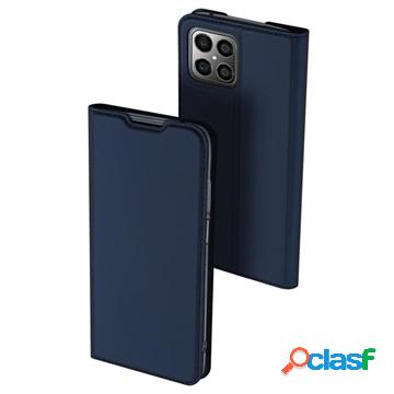 Custodia a Flip Dux Ducis Skin Pro per Honor X8 - Blu