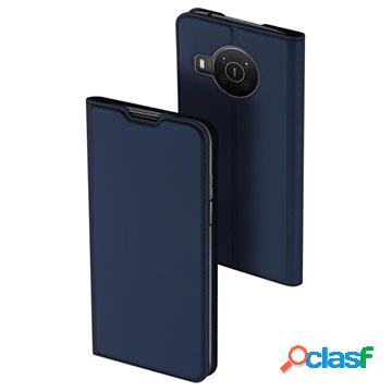 Custodia a Flip Dux Ducis Skin Pro per Nokia X10/X20 - Blu