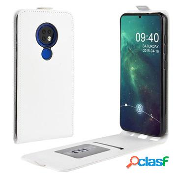 Custodia a Flip Verticale per Nokia 6.2/7.2 - Bianca