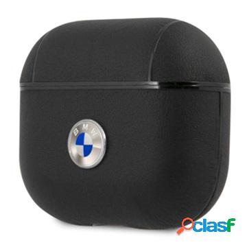 Custodia in Pelle BMW Signature per AirPods 3 - Nera