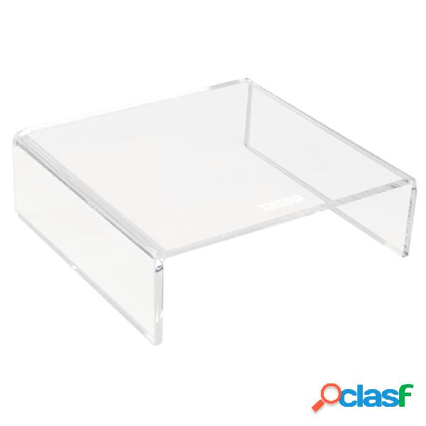DESQ Stand per Monitor in Acrilico Trasparente 22 x 20 x 7